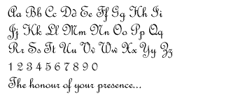 French Script