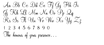 Mahogany Script