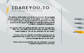 idareyou.to site mockup